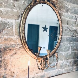 Stunning French Candelabra Mirror