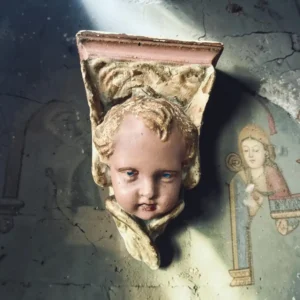 Vintage French Cherub Corbel