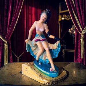 Antique French Can-Can Dancer